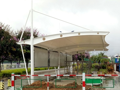 充电站雨棚膜结构