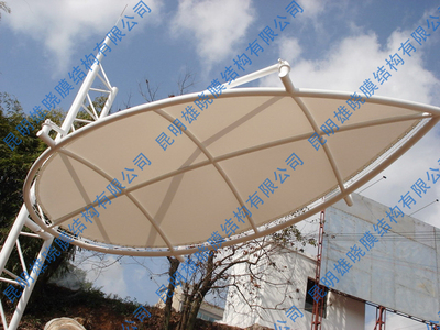 松花坝膜结构小品工程