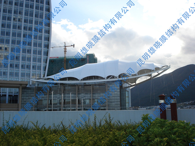 酒店房顶膜结构