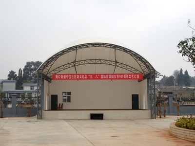 白塔村戏台膜结构工程