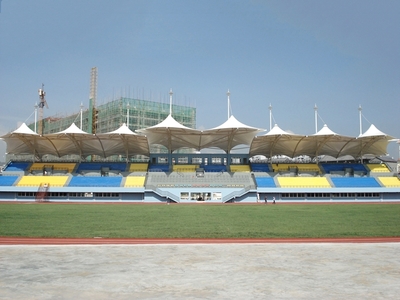 文山第一中学体育场看台膜结构