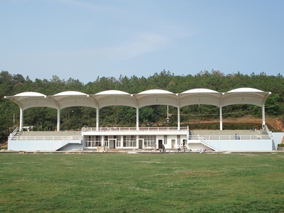 昆明特警支队训练场看台膜结构