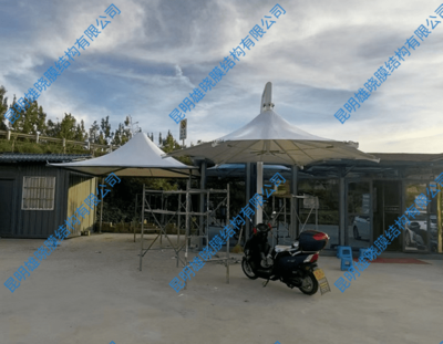 富民县沙锅村膜结构工程