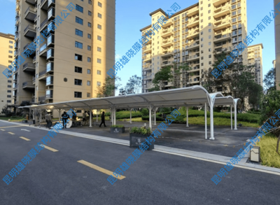 楚雄恒业未来森林非机动车雨棚