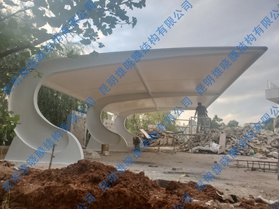 停车棚膜结构